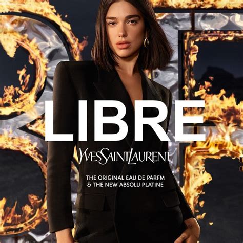 chi interpreta pubblicita ysl libr|Dua Lipa Is the Face of YSL Libre Abslou Platine .